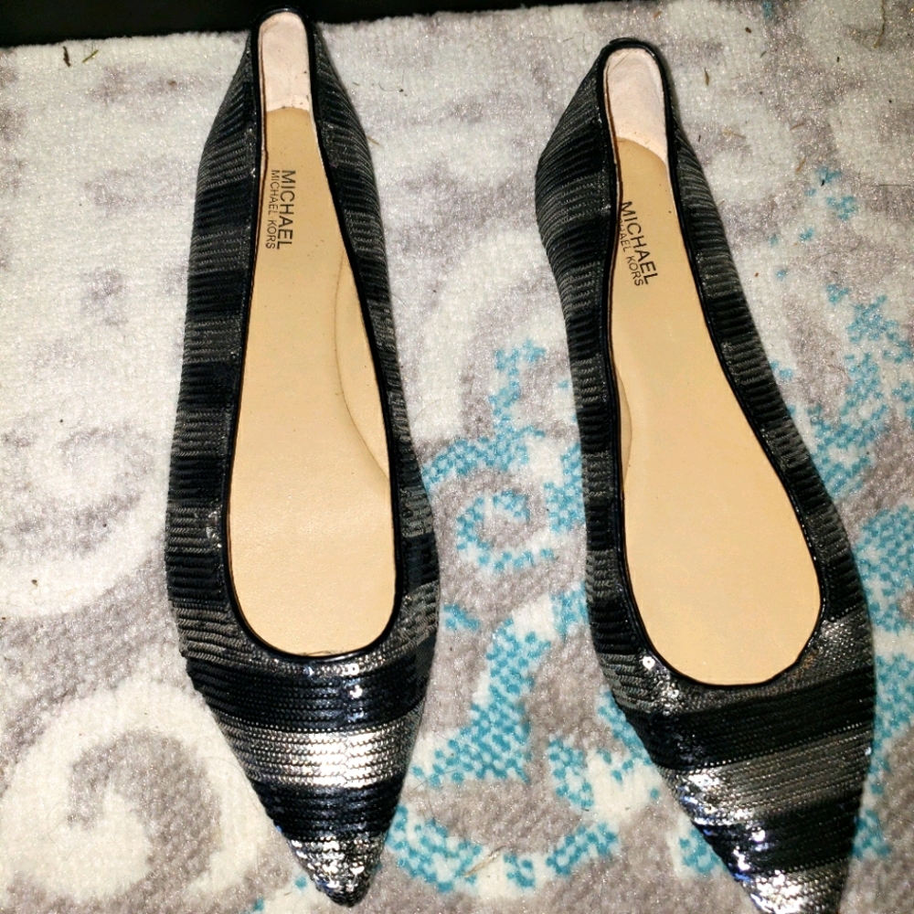 Michael Kors sequin flats
